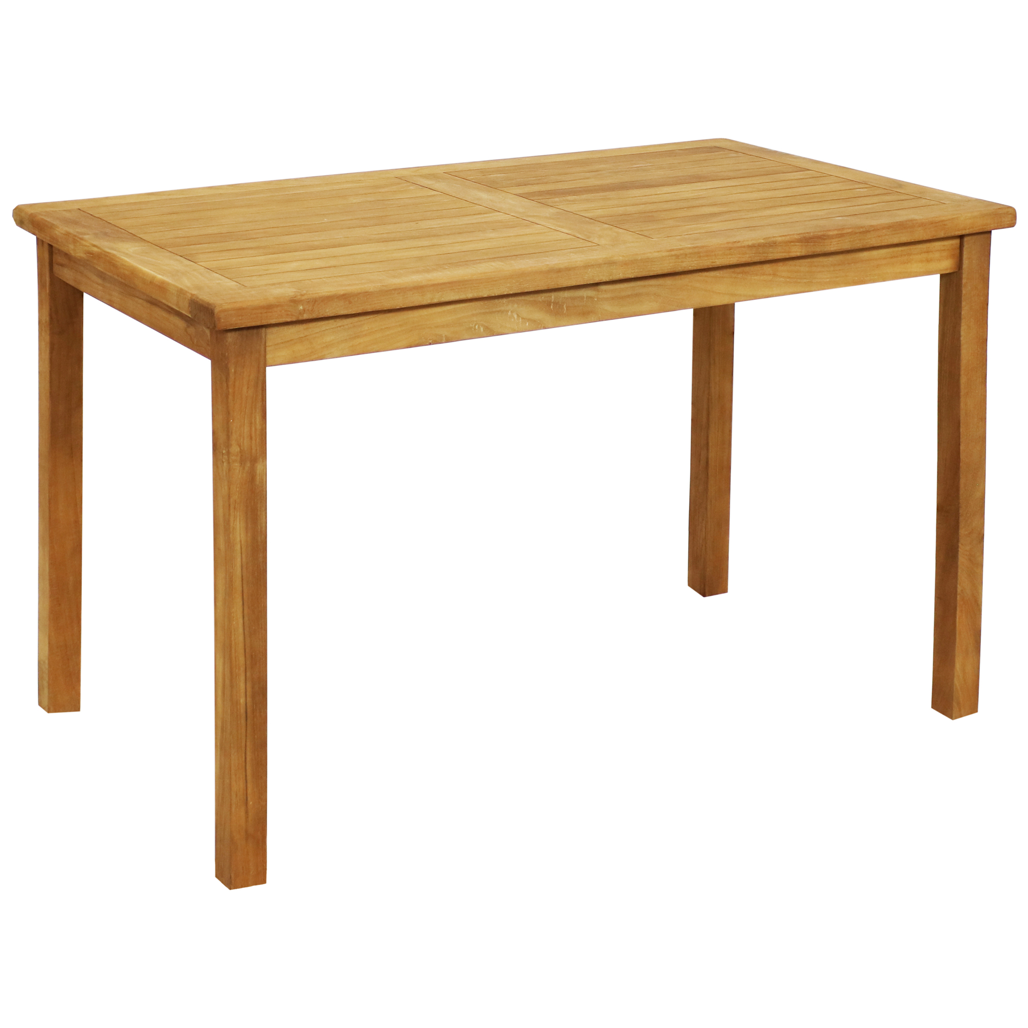 Sunnydaze Decor, Rectangular Dining Table - Brown - 48in., Table Shape Rectangle, Primary Color Brown, Height 29.75 in, Model# JVA-360